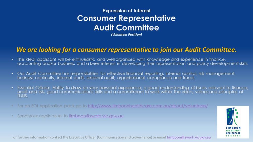 EOI consumer rep for audit