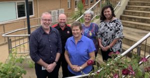 Gerry Sheehan, Glen Bernoth, Enid O'Connor, Marg Tesseler, Maryanne Puli Vogels