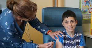 Amanda Nash Flu Shot